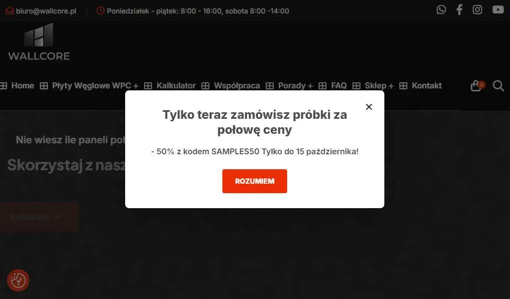 Płyty węglowe WPC - panele PVC - Wallcore